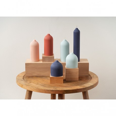 Свеча декоративная терракотового цвета из коллекции edge, 16,5 см