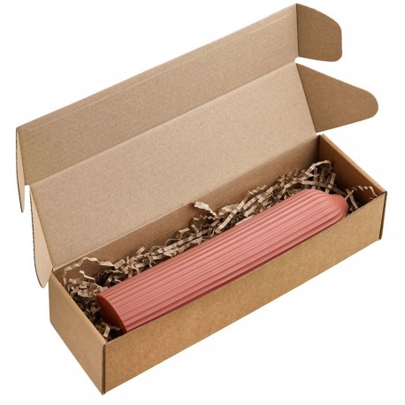 Свеча декоративная терракотового цвета из коллекции edge, 25,5 см