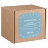 Свеча декоративная бирюзового цвета из коллекции edge, 10,5см