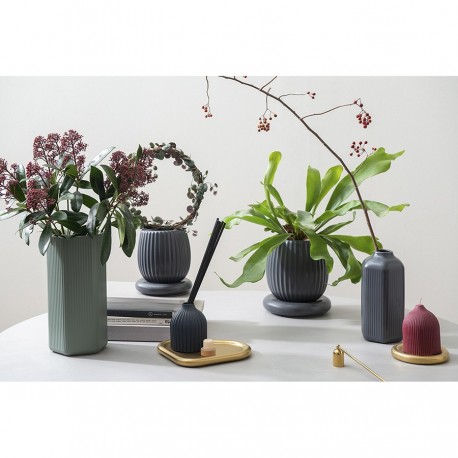 Свеча декоративная бордового цвета из коллекции edge, 10,5см