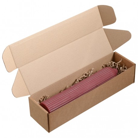 Свеча декоративная бордового цвета из коллекции edge, 25,5см