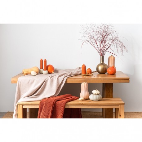 Свеча декоративная оранжевого цвета из коллекции edge, 10,5см