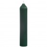 Свеча декоративная темно-зеленого цвета из коллекции edge, 25,5см