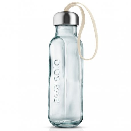 Бутылка, 500 мл, переработанное стекло, бежевая
