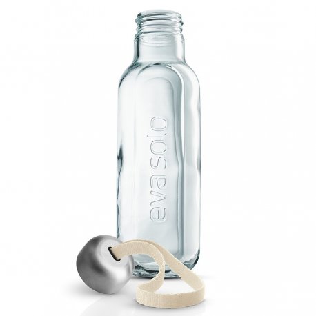 Бутылка, 500 мл, переработанное стекло, бежевая