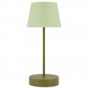 Лампа настольная oscar usb, 14,5х14,5х34 см, оливковая