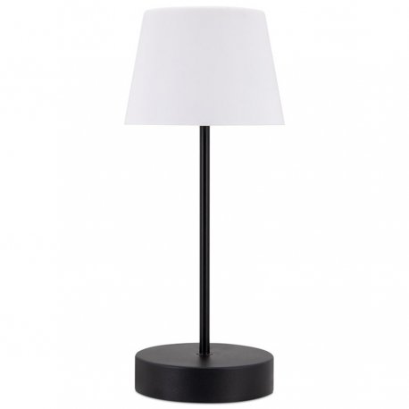 Лампа настольная oscar usb, 14,5х14,5х34 см, черная