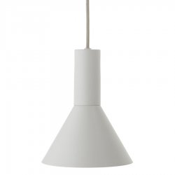 Лампа подвесная lyss, 18х23 см, светло-серая матовая