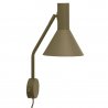 Лампа настенная lyss, 42хD18 см, оливковая матовая