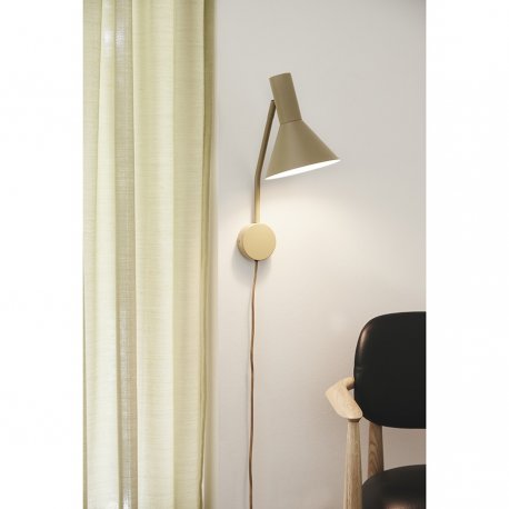 Лампа настенная lyss, 42хD18 см, оливковая матовая