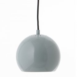 Лампа подвесная ball, 16хD18 см, мятная глянцевая, черный шнур