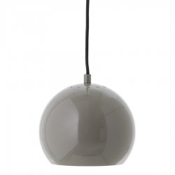Лампа подвесная ball, 16хD18 см, темно-серая глянцевая, черный шнур
