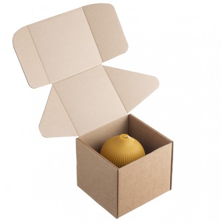 Свеча декоративная цвета карри из коллекции edge, 10,5см