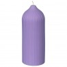 Свеча декоративная цвета лаванды из коллекции edge, 16,5см