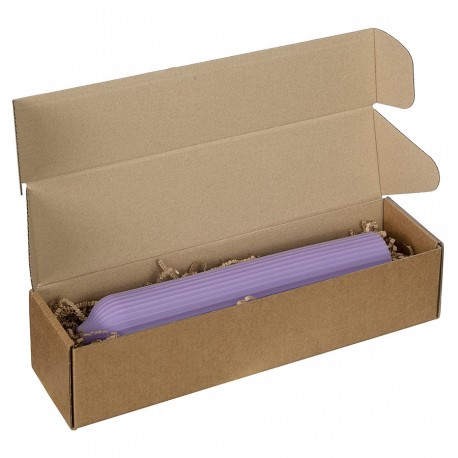 Свеча декоративная цвета лаванды из коллекции edge, 25,5см