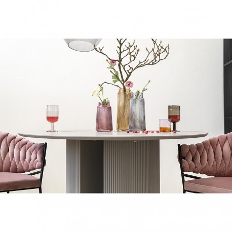 Ваза noemi, 28 см, коричневая