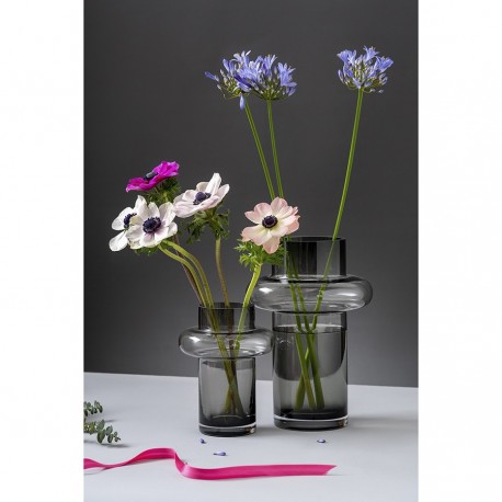 Ваза vayr, 20 см, серая