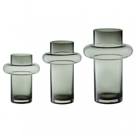 Ваза vayr, 26 см, серая