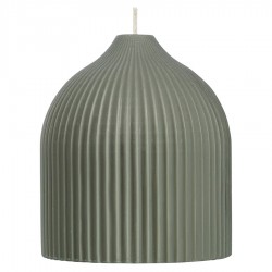 Свеча декоративная цвета шалфея из коллекции edge, 10,5см