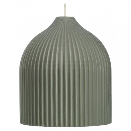 Свеча декоративная цвета шалфея из коллекции edge, 10,5см