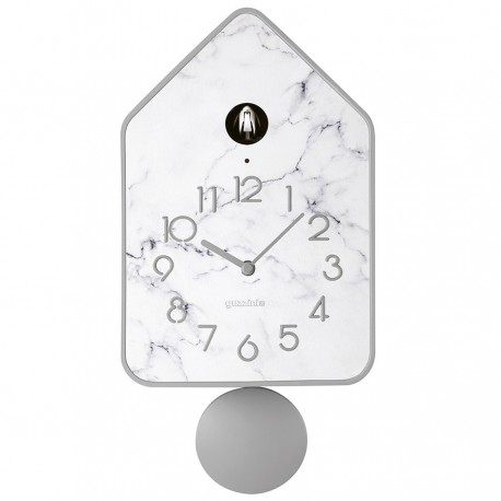 Часы настенные с маятником qq-up, темно-серые