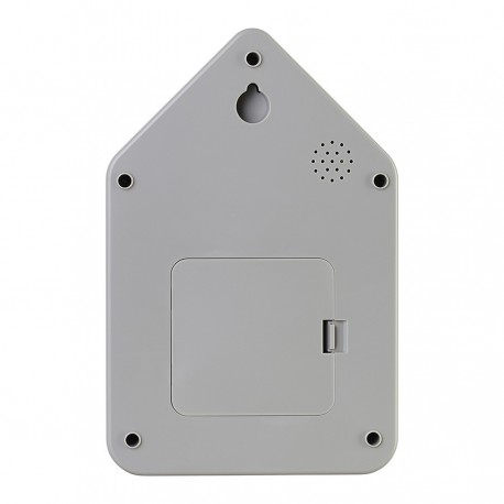 Часы настенные с маятником qq-up, темно-серые