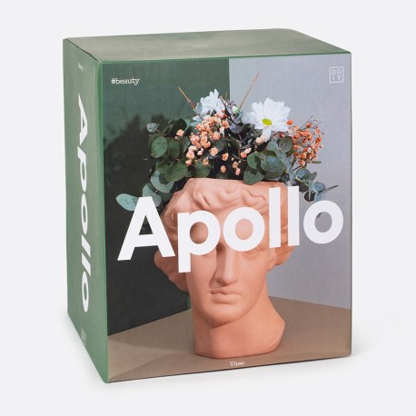 Ваза для цветов apollo, 23,4 см, терракотовая