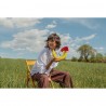 Ваза для цветов banana, 19 см, желтая