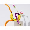 Ваза для цветов banana, 19 см, желтая