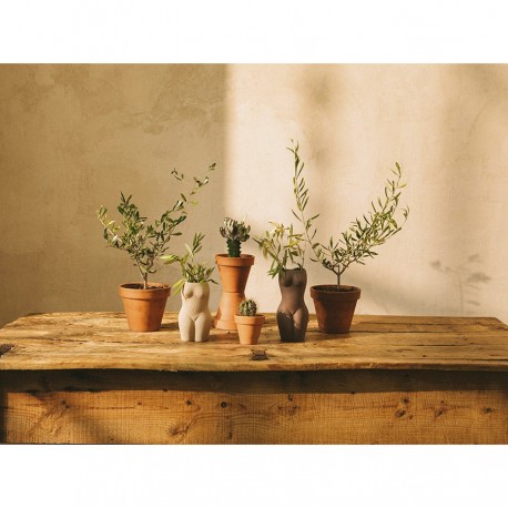 Ваза для цветов body, white, 18,8 см