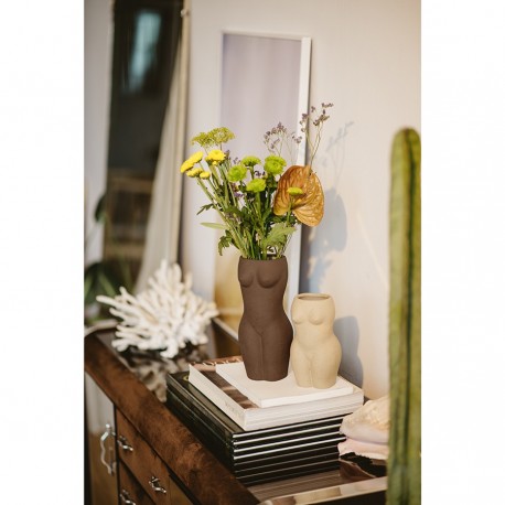 Ваза для цветов body, white, 18,8 см