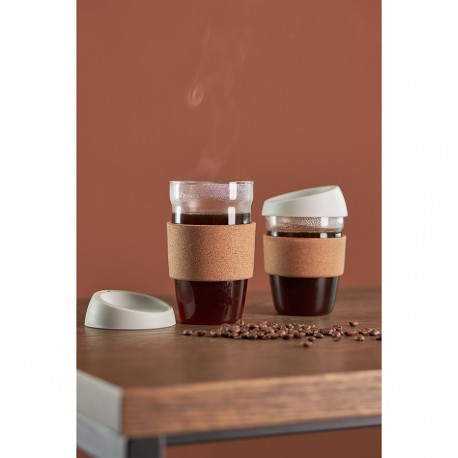 Кружка cozy cup, 350 мл, светло-серая