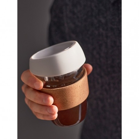 Кружка cozy cup, 350 мл, светло-серая
