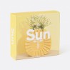 Ваза для цветов sun, 18 см, желтая