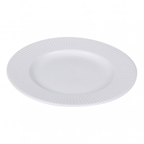 Набор тарелок soft ripples, D21 см, белые, 2 шт