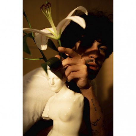 Ваза для цветов venus, 31 см, белая