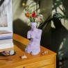 Ваза для цветов venus, 31 см, лиловая