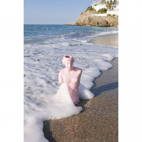 Ваза для цветов venus, 31 см, розовая