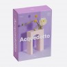 Ваза для цветов одинарная acquedotto, 22 см, розовая