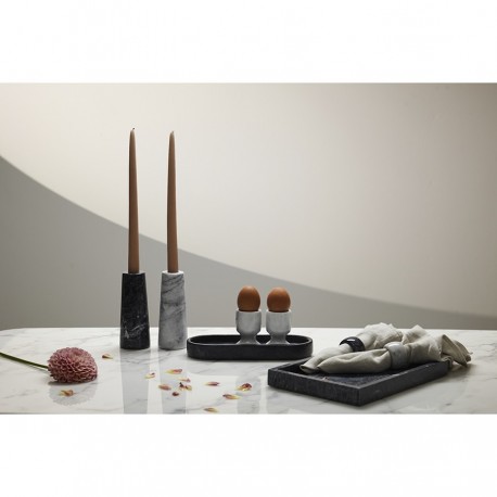 Поднос marm, 25х10 см, черный мрамор