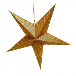 Светильник подвесной star с кабелем 3,5 м и патроном под лампочку e14, 60 см, золотой