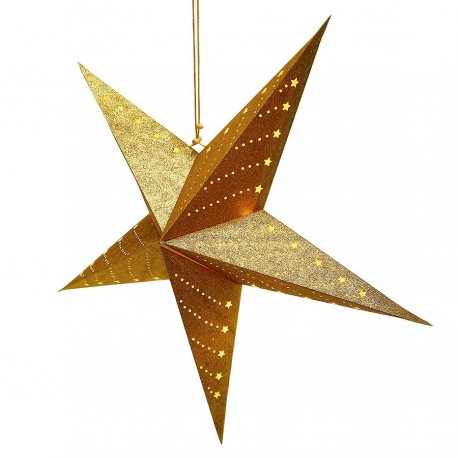 Светильник подвесной star с кабелем 3,5 м и патроном под лампочку e14, 60 см, золотой