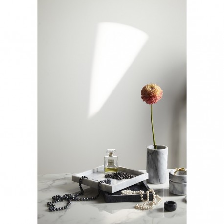 Поднос marm, 25х25 см, черный мрамор