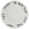 Тарелка обеденная carnaby script d 26,5 см
