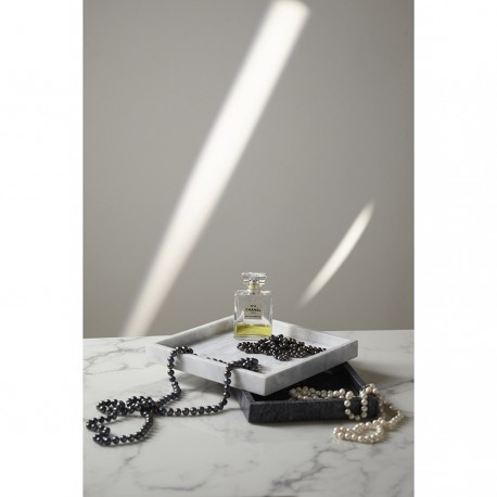 Поднос marm, 28х20 см, черный мрамор