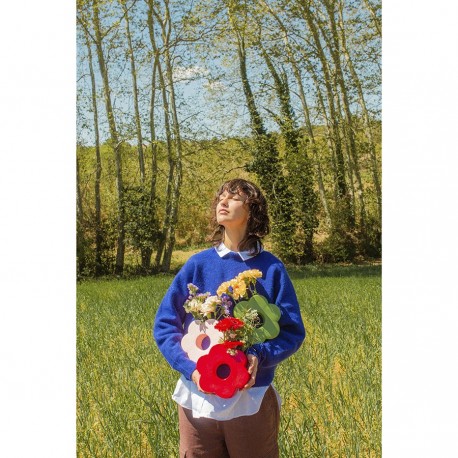 Ваза для цветов daisy, 20 см, зеленая