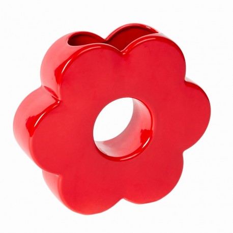 Ваза для цветов daisy, 20 см, красная