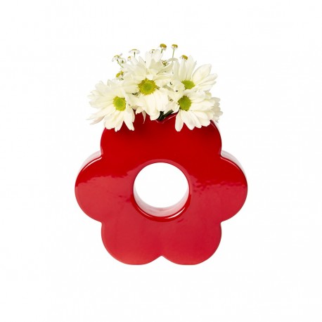 Ваза для цветов daisy, 20 см, красная