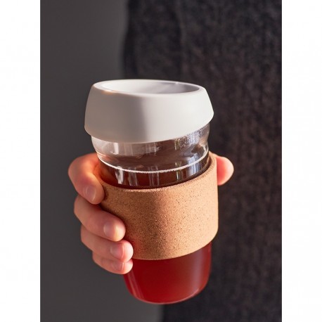 Кружка cozy cup, 450 мл, светло-серая