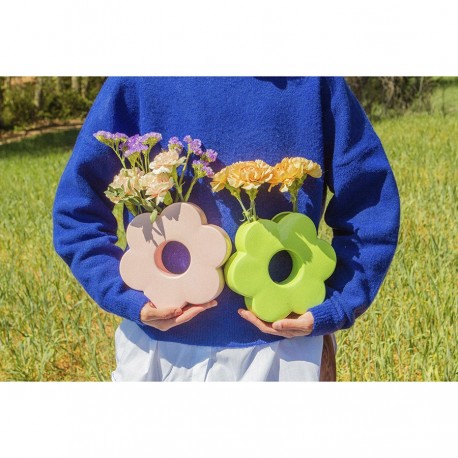 Ваза для цветов daisy, 20 см, розовая